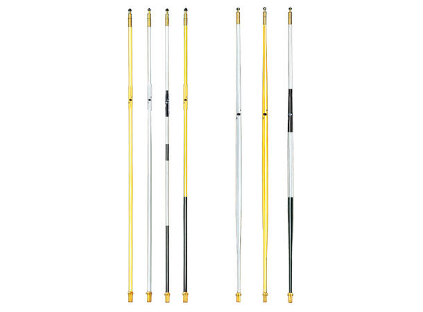 8' 3 Stripe Black & White Laser Link Flagstick, box of 9 PA750-089-1 